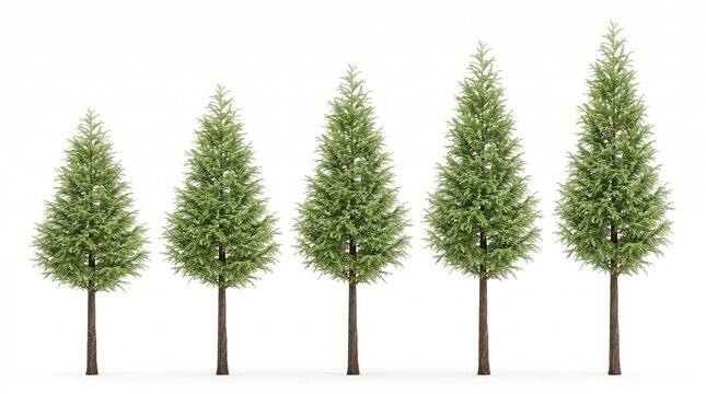 evergreen trees small pine trees young trees tree saplings green trees coniferous trees tree plants forest trees tall trees slender trees tree group woodland trees tree cluster