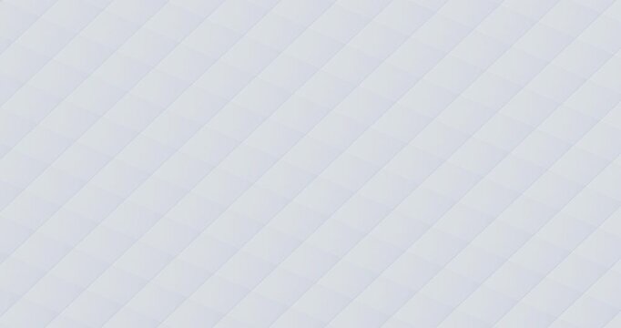 Background animation featuring a minimalist technological design consisting of a blue cube-shaped pyramid structure with animated sections moving up and down