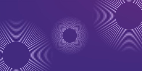 Simple purple abstract background with circle line motif © MUHAMMAD