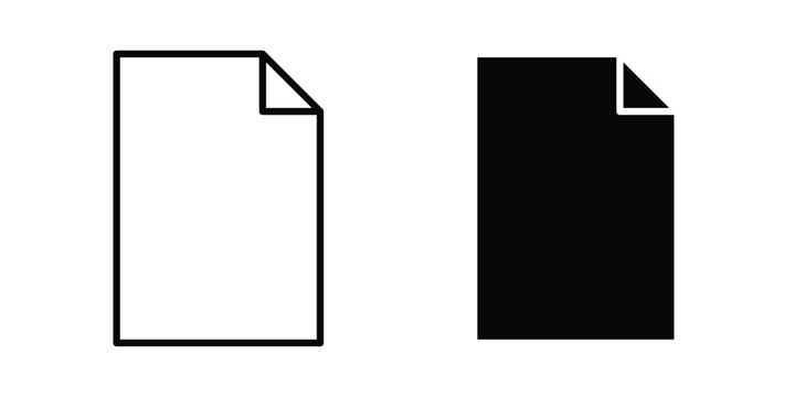 File icon. Vector icons for design projects