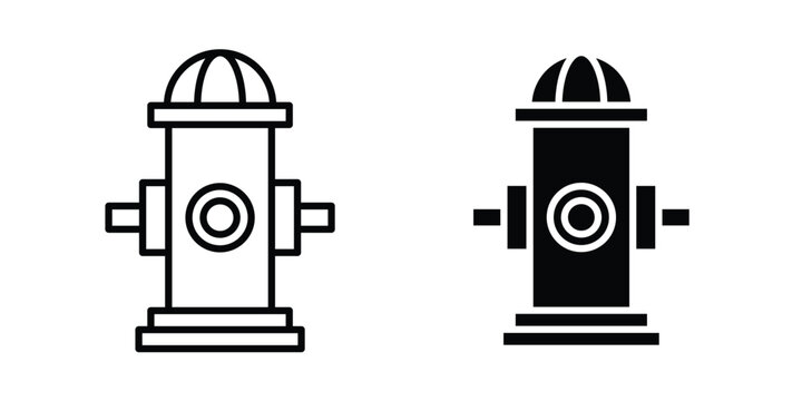 Fire hydrant icon. Vector icons for design projects
