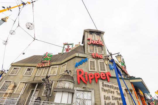 Jack the Ripper ghost house attraction at Vienna Prater amusement park
