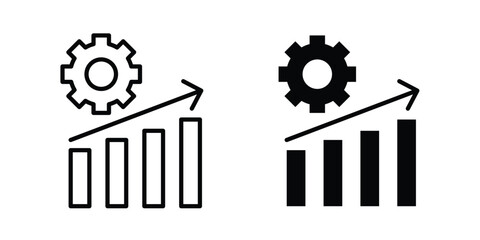 Obraz premium Productivity icon. Vector icons for design projects