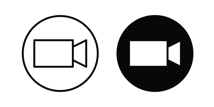Video call icon. Vector icons for design projects