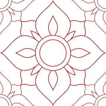 Abstract folk art, geometric patterns, fabric, red lines, printed patterns, art, discontinuous tribal patterns, covers, prints, wallpapers, carpet design, product pattern.