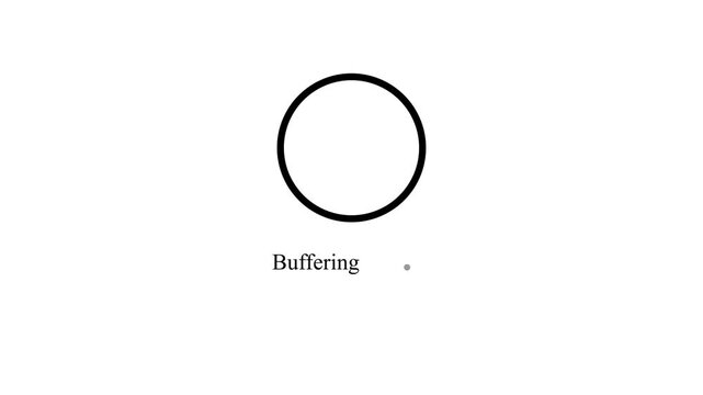 Progress Buffering bar UI indicator. animation with optional luma matte. Alpha Luma Matte included. 4k video.