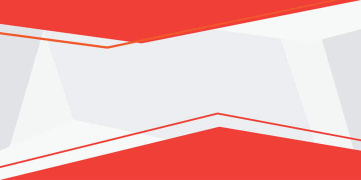 Red and white geometric abstract background inspired by Indonesian flag colors, clean and modern layout.