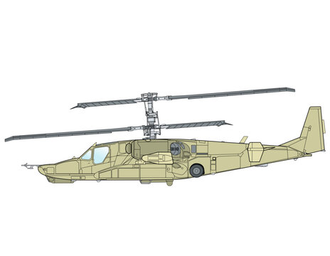 Russischer Kampfhubschrauber
