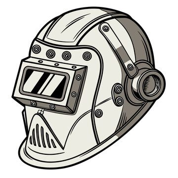 Welding helmet with protective face shield