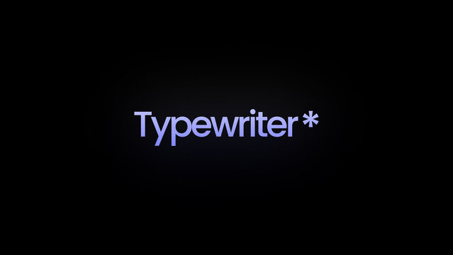 Typewriter 2