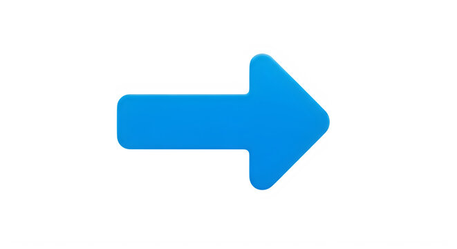 Simple blue right-pointing arrow icon