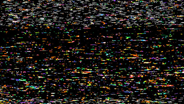 Psychedelic Digital Noise Background for Magazine Cover and Concept Art