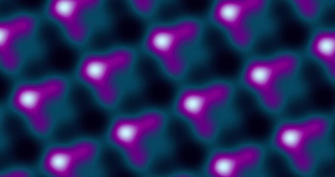 Abstract scientific microscopic visualization of atomic structures and molecular bonds.