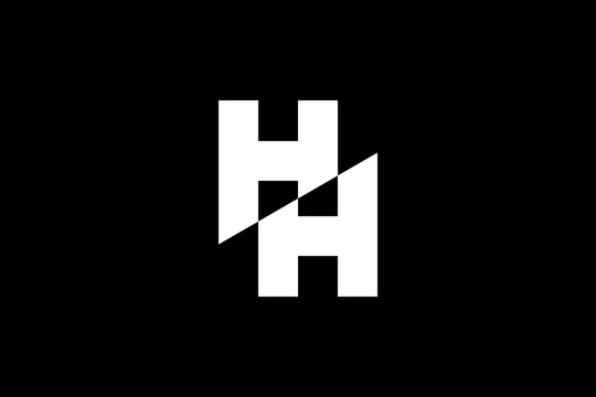 Initials HH Vector Logo Premium 