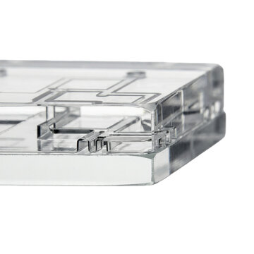 Microfluidic Chip and Lab Chip Components with Clear Precision Channels