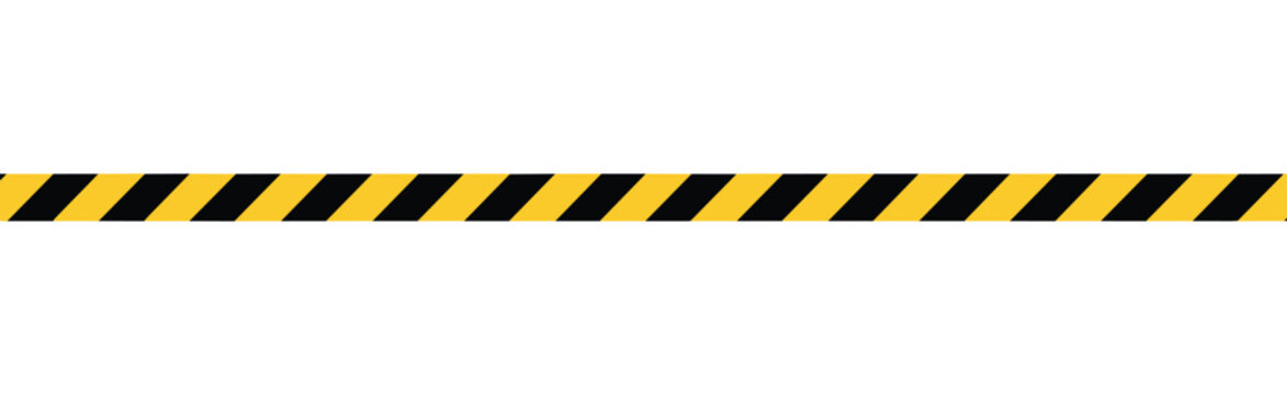 Caution Tape: Diagonal stripes, black and yellow stripes, security. Warning sign, caution zone, dangerous situation, safety alert. 