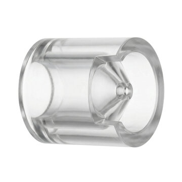 Microfluidic Chip and Lab Chip Components with Transparent Cylindrical Chamber