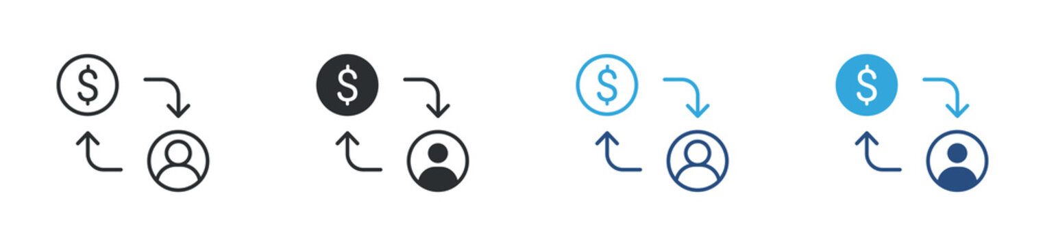 salary icon set  , Financial salary growth, money dollar, investment, profit gain, earning chart, online payment, business revenue arrow sign vector illustration