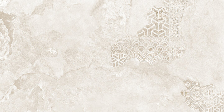 Cream vintage patchwork seamless pattern. Retro repeating wallpaper , fabric or ceramic digital print, Grunge background