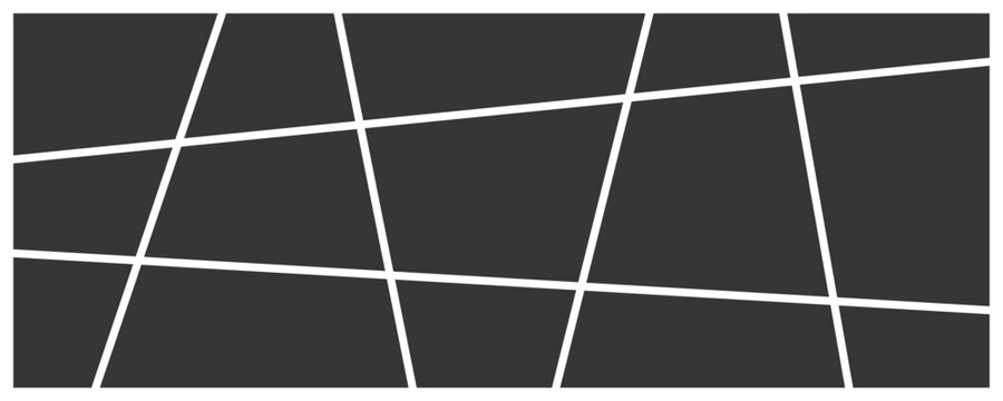 Grid with irregular geometric shapes, perfect for creating modern mood boards or banners