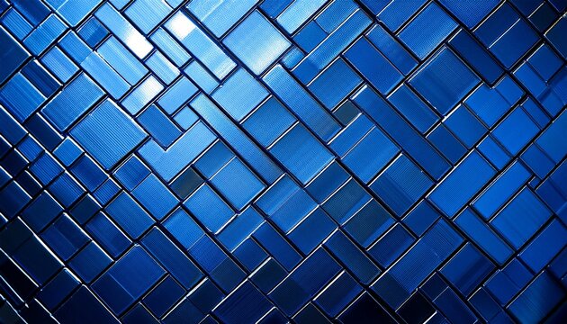 the texture of the blue metal with the luster of reflection