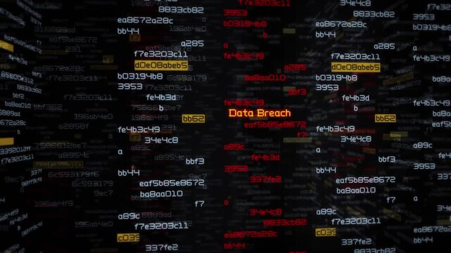 Futuristic Digital Tunnel Of Data With Trojan Detected Alert Representing Cyber Attack Penetration Through Network Systems With Dynamic Code Flow And High Speed Information Movement In Cyberspace