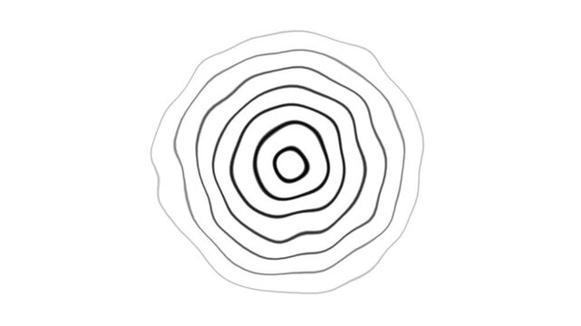 Radio waves concept. network tower produced radio wave concept. Abstract Digital Futuristic Radio Wave Animation.