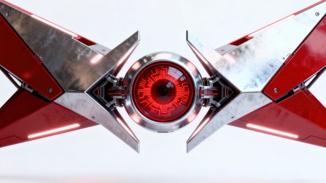 Futuristic mechanical eye design