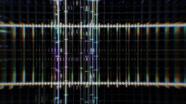 geometric glitch modern damage effect