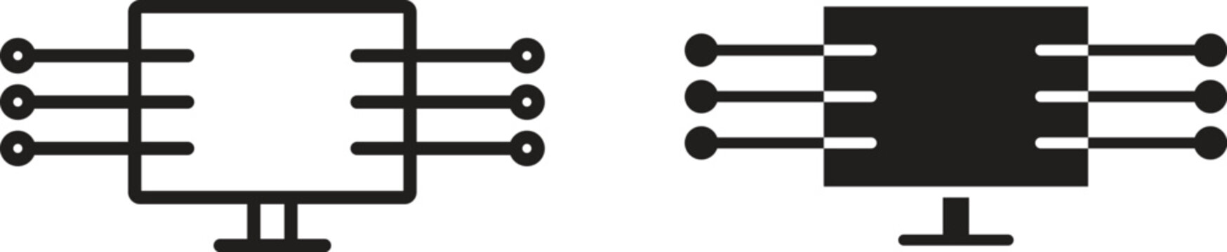 data streaming icon for social media, app, and web design. Vector illustration.