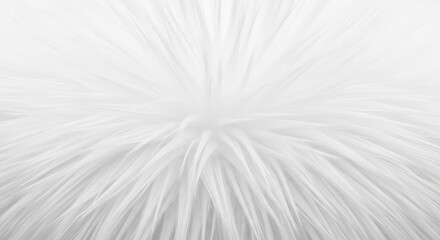 Obraz premium A luxurious and seamless close-up of pure white synthetic fur, showcasing a delicate and voluminous texture that feels soft and ethereal, pattern, fleece, plush
