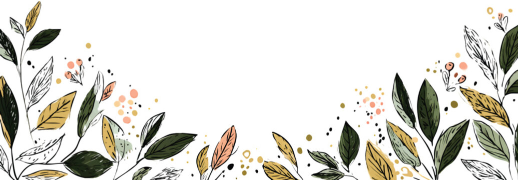 set of line art eucalyptus logo designs, vector graphic design elements, on a transparent background.
