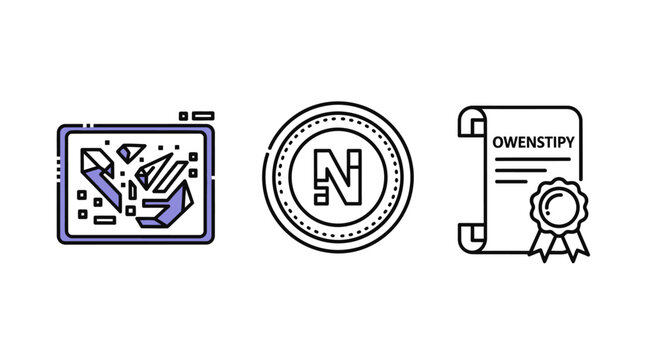 Open Source Software Development Icons.