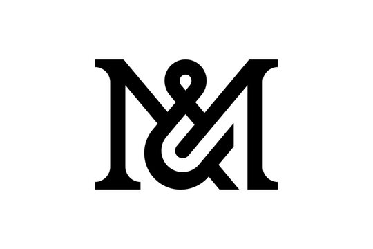 M Letter Ampersand Logo Design