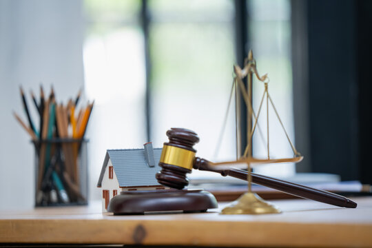 Legal consultation for real estate matters law office business meeting professional environment close-up view real estate law