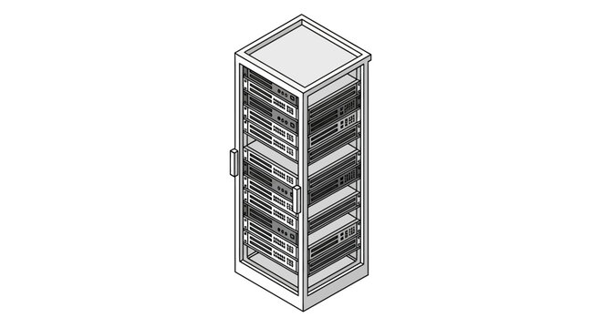 Industrial metal storage shelving unit.