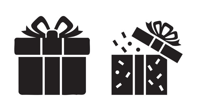 Exploding Celebration Surprise Gift Boxes Decorated With Curling Ribbons