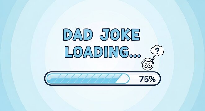 Happy fathers day dad joke loading funny gift idea
