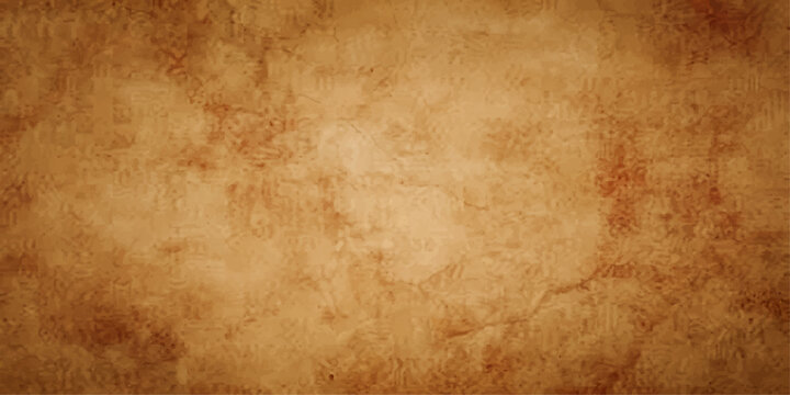 Aged parchment with rough texture and rich tones evokes a sense of history, mystery, and old world charm. Ideal for conveying timeless qualities for ui, web, art, design, background, etc.