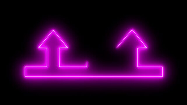 Upward growing bar chart animation showing business growth, Analects and financial success concept,4k animation.