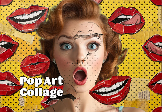 Pop Art Collage Effect