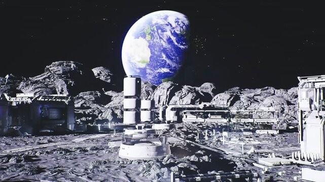 lunar greenhouse dome cultivating crops under Earthlight, hydroponic racks, LED lighting arrays, water recycling tubes, lush green growth contrast with dark
