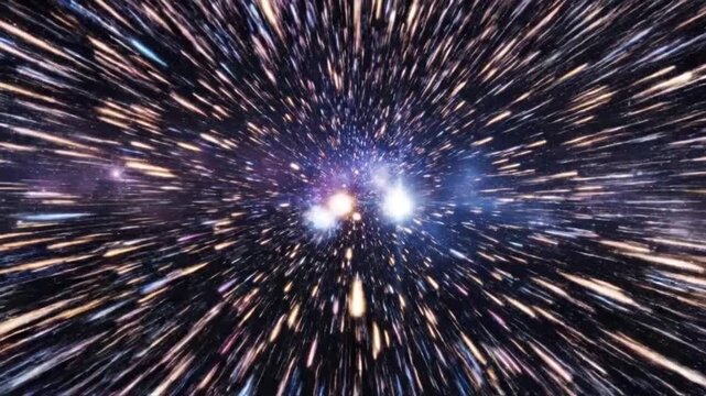 Cosmic Journey: A mesmerizing voyage through the vast expanse of the cosmos, where brilliant stars and celestial bodies explode into a stunning display of light and color.