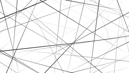 Obraz premium Horizontal template with chaotic lines. Simple vector illustration. 