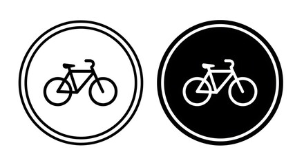 Fototapeta premium Black and white of bicycles in circular frames bike wheel circle