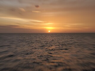 Fototapeta premium sunset on the beach