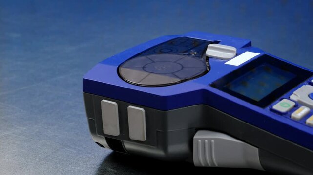 Thermal printing printer. It is used for marking in the electrical control panel. 