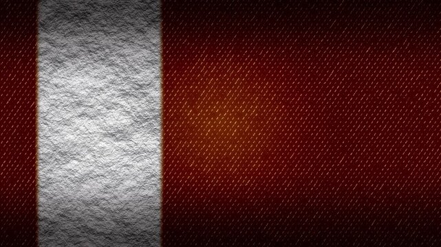Moving Gold Light Sweep on Dark Red Metal Background with Stone Copy Space, 4K seamless loop