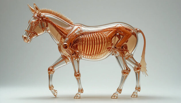 toy horse isolated on white