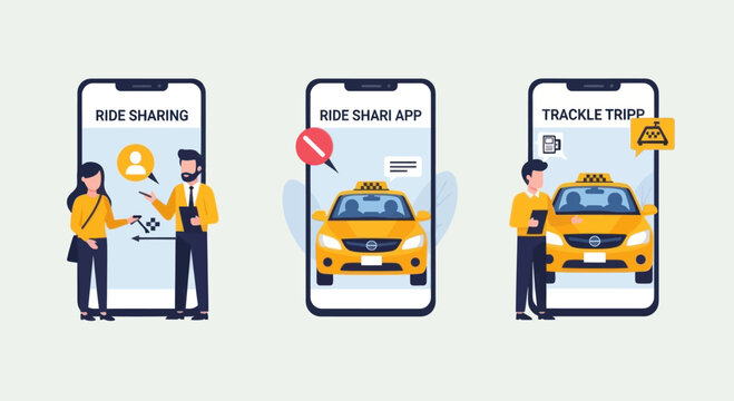 Ride Sharing App Interface: Booking, Tracking, and Ride Sharing Explained